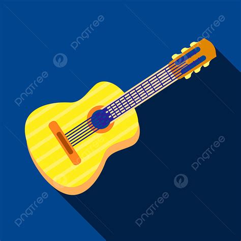 Acoustic Guitar Drawing Vector Hd PNG Images Acoustic Guitar Icon Flat