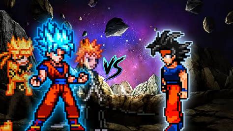 Goku Ssgss Team Shonen Vs Goku Tp V All Form In Jump Force Mugen