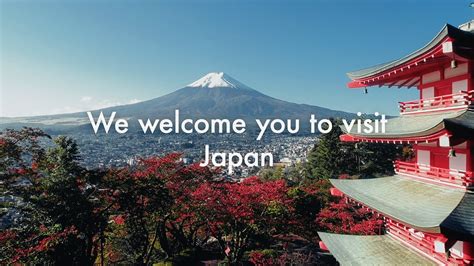 We Welcome You To Visit Japan Youtube