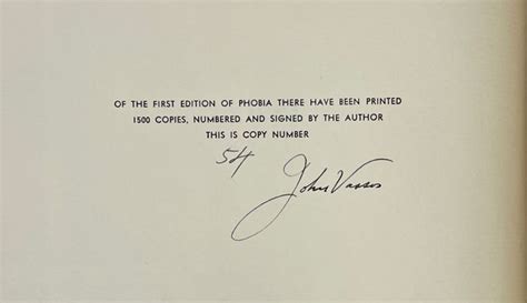 Phobia by Vassos, John: Hardcover (1931) First edition, limited., Signed by Author(s) | Ken ...