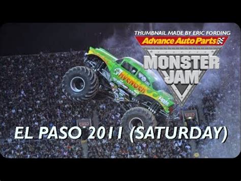 Monster Jam El Paso 2011 Show 1 Saturday Night Freestyle 3 5 11