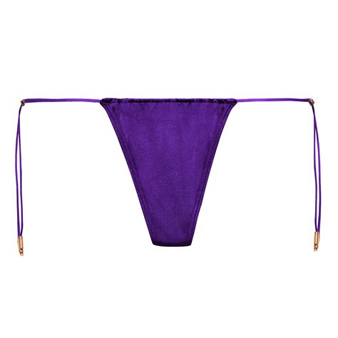 Mini Thong Bikini Bottom Maison Close Glow