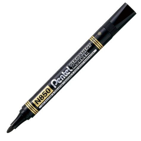 Pentel Bullet Point Permanent Marker Black Color N850 Aobulk Ntuc