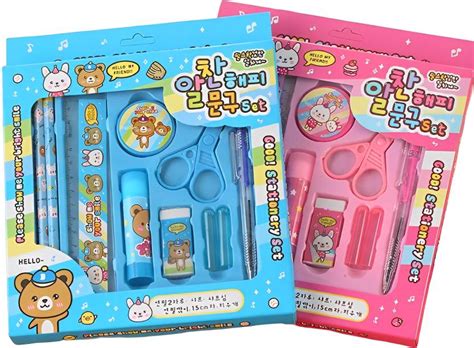 Enrich Shopee Unicorn Bear Kids Stationary Kit Set For