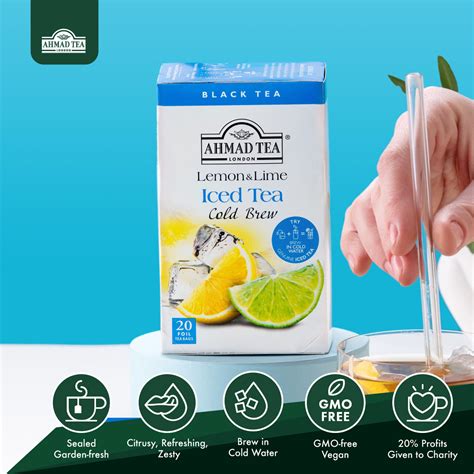 Lemon Lime Cold Brew Iced Tea Teabags