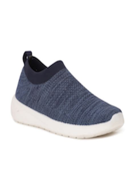 Buy Bata Men Blue Woven Design Slip On Sneakers Casual Shoes For Men 18250950 Myntra