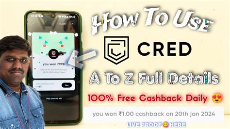 Cread Payment How To Use Cred App Free Cashback Daily Credit Card