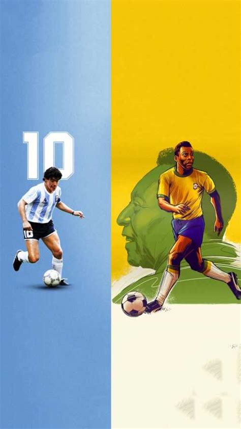 Pele And Maradona Wallpaper IXpap