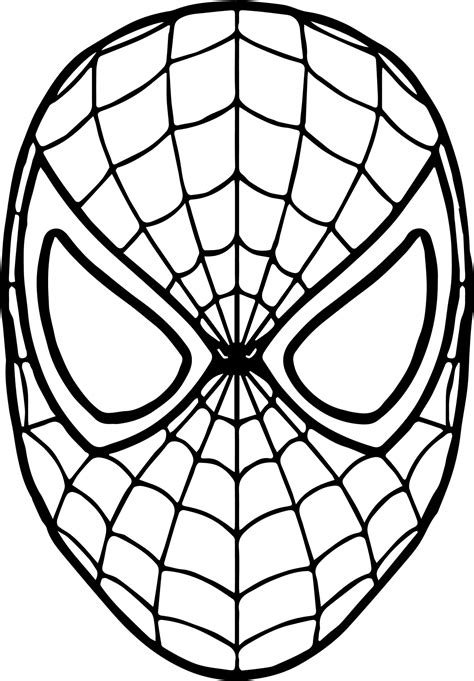 11 Fun Spiderman Mask Templates - Kitty Baby Love