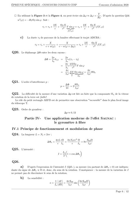 CCP Physique MP 2020 Corrigé AlloSchool