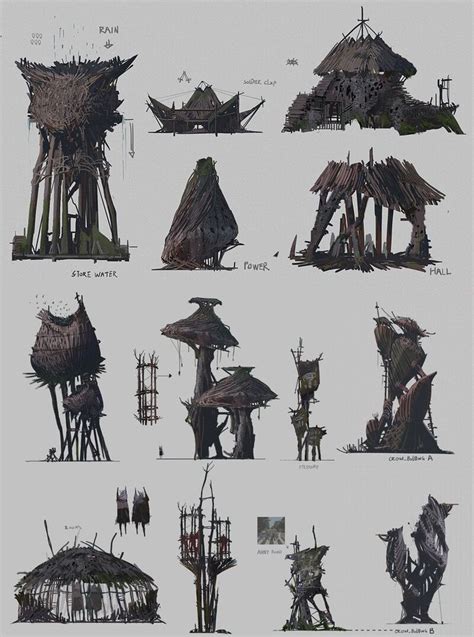 ArtStation CROW Liang Mark Bg Design Prop Design Game Design