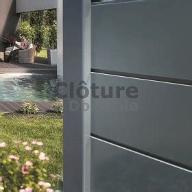 Poteau Aluminium Gamme Alu De Chez Aluclos Couleur Gris Ral