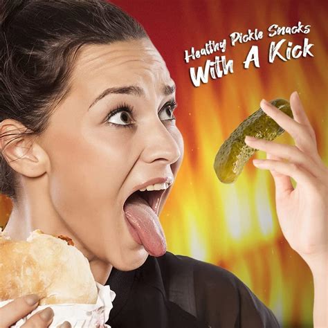 Mrs Kleins Large Hot Pickles Bold Spicy Dill Snack With Natural