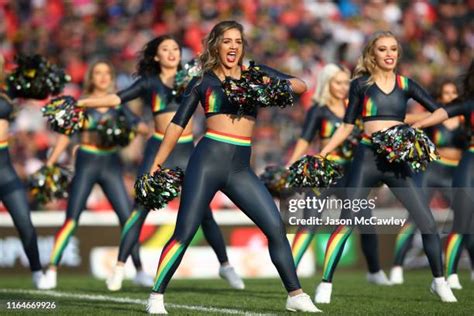 Rugby Cheerleaders Photos And Premium High Res Pictures Getty Images