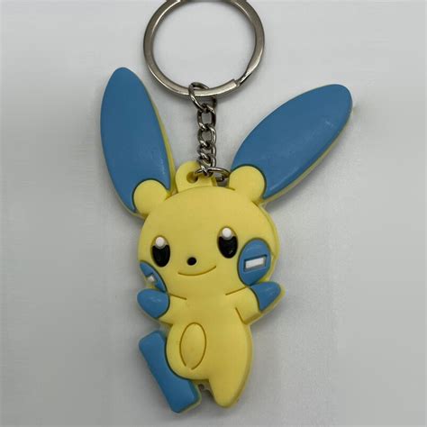 Porte clé Pokémon Kawaii Pikachu Bleu Boutique Pokemon