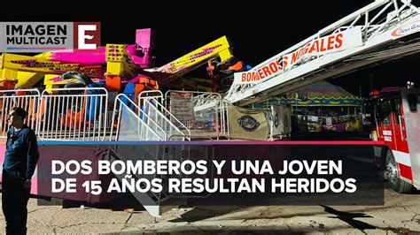 Colapsa juego mecánico en Feria de Nogales Sonora YouTube