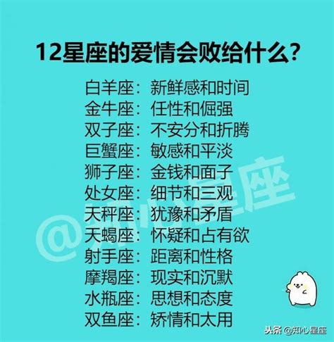 12星座的愛情會敗給什麼？12星座怎麼看和稀泥的人 每日頭條