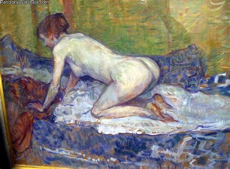 Red Headed Nude Crouching Pelirroja Desmuda En Cuclillas Henri De