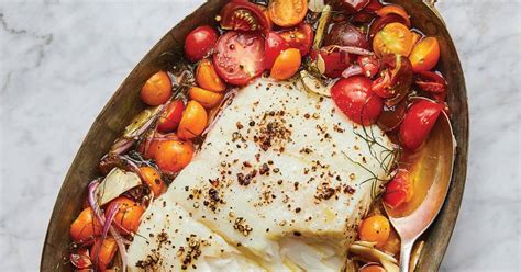 Halibut With Tomatoes And Dill Taste For Life