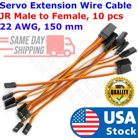 Pc Mm Servo Extension Male To Female Lead Wire Cable For Rc Futaba