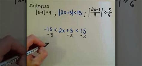 How To Solve Linear Absolute Value Equations And Inequalities Math Wonderhowto