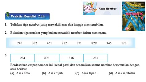 Kssm Matematik Tingkatan Bab Praktis Kendiri A No No Asas