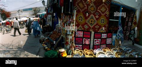 Hammamet Tunisia Medina Souk Stock Photo - Alamy