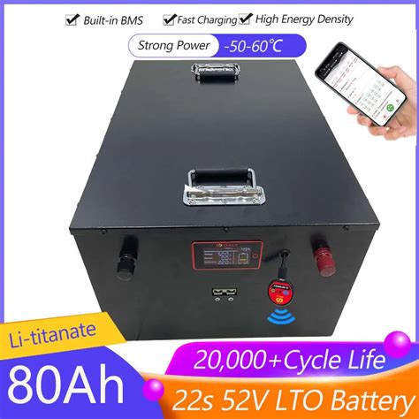 SEENRUY LTO 22S 52V 80Ah Lithium Titanate Exide Battery 150ah Price