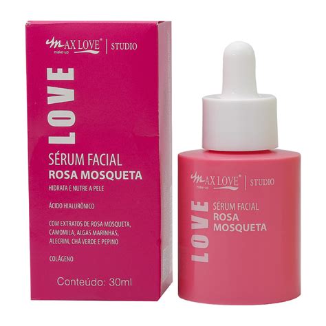 Sérum Facial Rosa Mosqueta Max Love IDM Distribuições Maquiagens