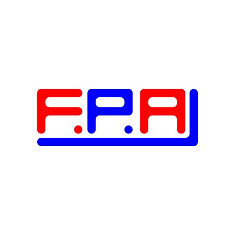 FPA letter logo creative design with vector graphic, FPA simple and ...