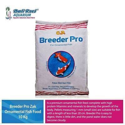 Breeder Pro High Protein Fish Koi Food 10 Kg Natural Floating Pellet EBay