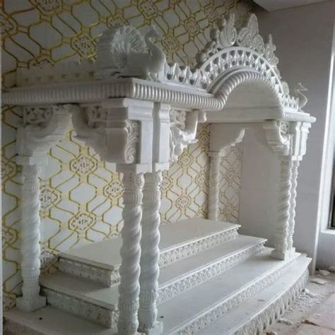 Designer White Marble Temple For Home At Rs In Makrana Id