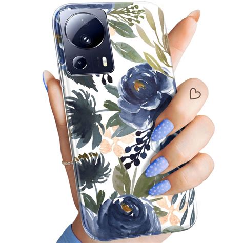 Etui Do Xiaomi 13 Lite Civi 2 Wzory Kwiaty Kwieciste Flower Obudowa