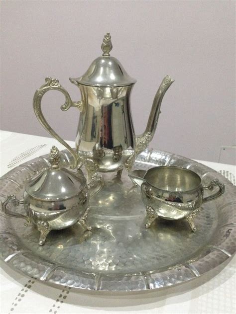 the silver plated tea set (4) - Silverplate - Catawiki