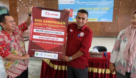 Sosialisasikan Aplikasi Pengaduan Diskominfo Kaltim Dampingi Warga