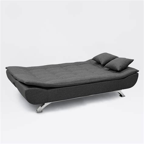 Canapé convertible 2 places clic clac en microfibre design moderne