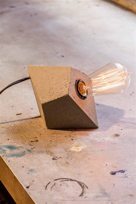 Concrete Handmade Lamps On Behance