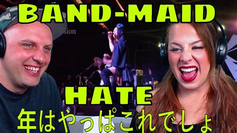 Reaction To Band Maid Hate The Wolf Hunterz