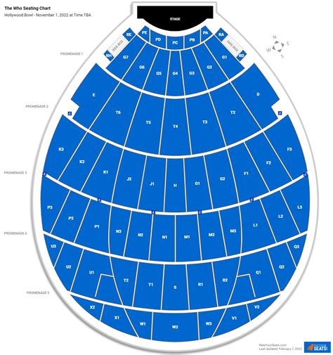 Hollywood Bowl Seating Chart - RateYourSeats.com