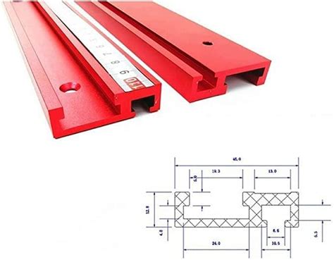 Typ T Nut Geneigte Schiene Aluminiumlegierung F Hrungsschiene Diy