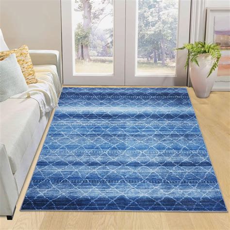 Faironly Large Area Rug 8x10 Washable Rug Non Slip Rug Bohemian Farmhouse Soft