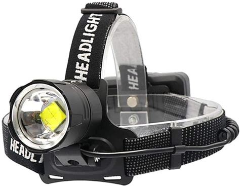 WESLITE 10000 Lumens XHP70 2 Lampe Frontale LED Rechargeable Lampes