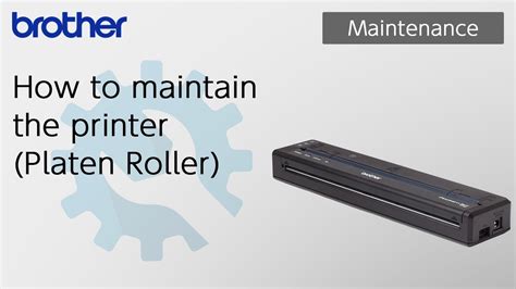 How To Maintain The Printer Platen Roller [brother Global Support] Youtube