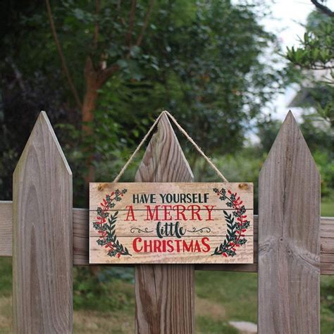 Reminder Signs Hotel Bulletin Board Merry Christmas Sign Door Hanger