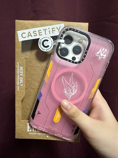 Casetify Evangelion Non Yellowing Case For Iphone Pro Max Mobile