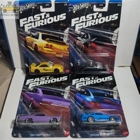 Jual Hot Wheels Fast And Furious Nissan Skyline GTR R33 Nissan 350Z Custom 1966 Chevy