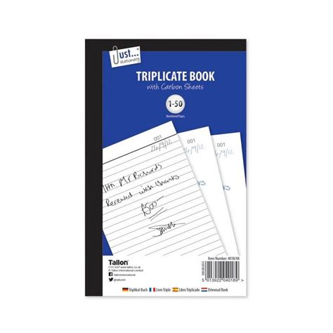 INVOICE DUPLICATE RECEIPT BOOK PAD NUMBERED 1 80 1 100 PAGE 2