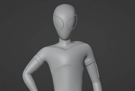 Miles Morales Spiderman Across The Spider Verse 3d Model Rigged Cgtrader