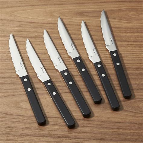 Set Of Robert Welch Bistro Steak Knives Crate And Barrel Steak