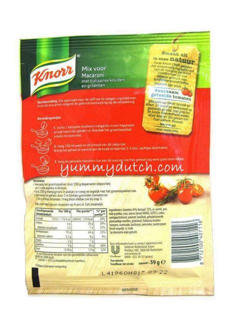 Macaroni Mix Knorr Yummy Dutch